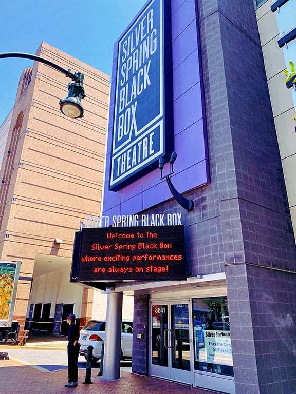 Black Box Theatre in Downtown Silver Spring Maryland