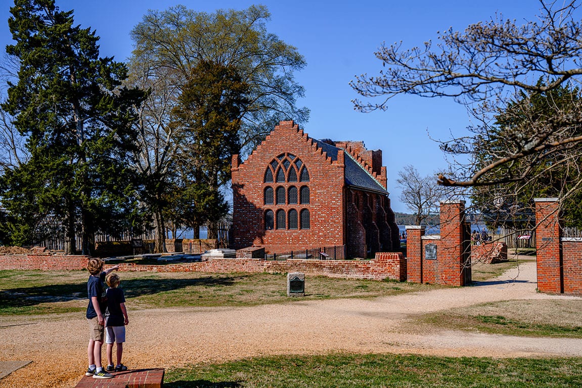 Historic Jamestowne in Jamestown Virginia