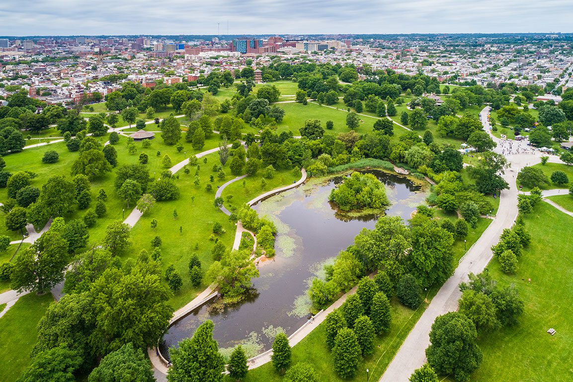 Patterson Park in Baltimore MD