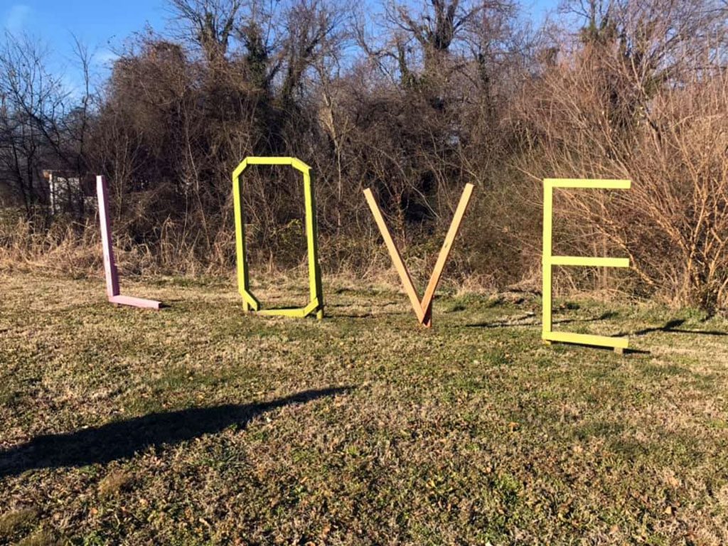 Virginia LOVE signs - Richmond VA