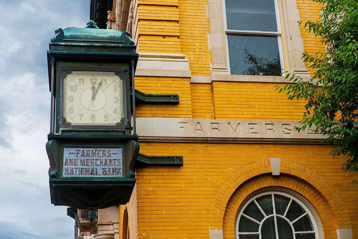 Old Clock in Winchester Virginia