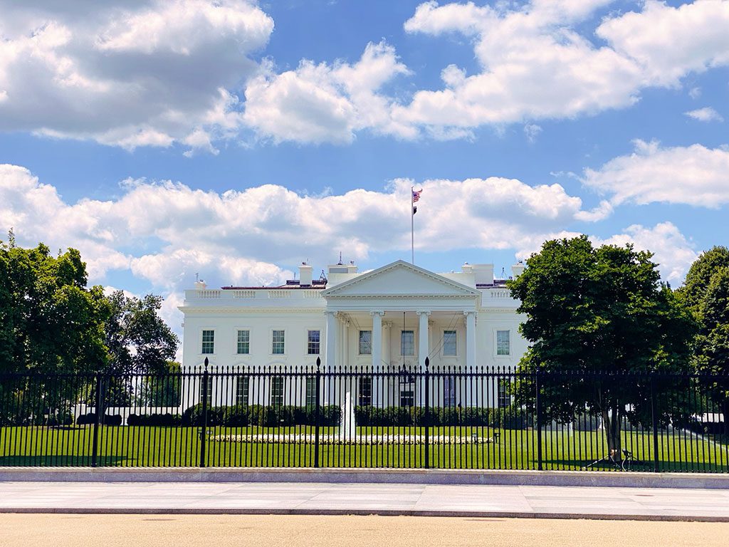 White House in Washington DC USA