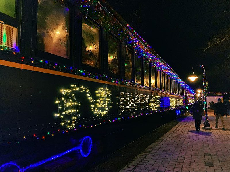 Christmas Train in Wilmington DE