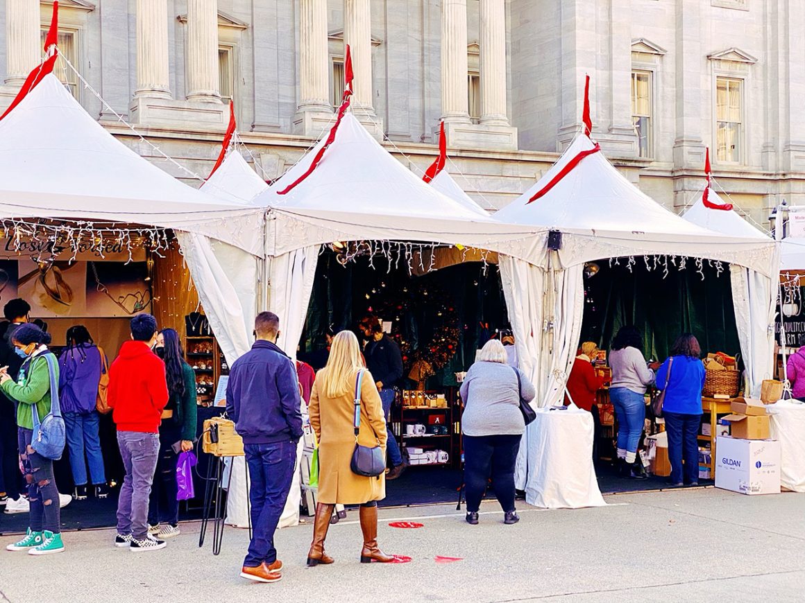 Downtown Holiday Market in Washington DC - photo by Keryn Means publisher of DCTravelMag.com